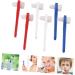 Goohochy Double-Headed Toothbrush for Dentures - Travel-Sized 1 Pack Ideal for Prosthesis Care - Buy Online on GoSupps.com