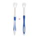 x 3-sided toothbrush ultra-fine soft bristles adult toothbrush for health teeth toothbrush soft blue