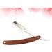 Nature Razor: Vintage Wooden Scales Manual Straight Edge Razor for Men - Safe Wet Shaving & Beard Grooming - Buy Online on GoSupps.com