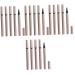 TOVINANNA 20 Pcs Eyeliner Empty Empty Refillable Tubes Eyeliner Tube Mini Filling Liquid Eyeliner Plastic