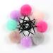 Minkissy 12pcs Pom Ball Elastic Hair Ties | Cute Pompom Hair Bands & Accessories for Ponytails - Buy Online on GoSupps.com