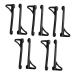 Housoutil retainer 2 sets 5 pairs non-slip sleeves for glasses legs Starten glasses holder made of silicone glasses made of silicone glasses tips anti-drop accessories pebbles 6x1.8cmx2pcs blackx2st