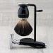 Classic Old-School Men's Shaving Set | Pure Black Badger Brush & DE Safety Razor | Perfect Gift for Him - Buy Online on GoSupps.com
