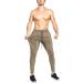 BROKIG Men's Lightweight Gym Jogger Pants - X-Large Beige | Workout Sweatpants with Zip Pocket - Buy Online on GoSupps.com