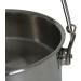 Firebox Locking Bail Handle Camping Pot - Zebra Loop Handle Bushcraft Kit (14cm) | Stainless Steel - Buy Online on GoSupps.com