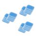 Homsfou 90 STK replacement gelpads fitness matte fitness pads gymmatt gel pads gel pads for belly toner gel pads for abdominal stimulators Hydrogels Hydrogel stickers Gel-Pad fitness sticker 30PCSX3PCS bluex3stk