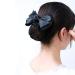 MOTZU 9-Piece Bowknot Hair Clip Set in Red | Women's Snood Net Barrette Bun Cover with Lace Bow Detail - Buy Online on GoSupps.com