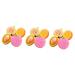 FRCOLOR 12 Pcs Soft Exfoliating Sponge Loofahs Bath Sponge Mesh Pouf Scrubber Shower Luffa Sponges for Cleaning Fruits Shaped Sponges Pouf Bath Sponge Fruit Sponge Toy Earth Tones Baby 1 Count (Pack of 1)