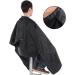 Buy Anti-Static Black Salon Barber Cape - Waterproof Hair Cutting Apron for Adults | International Shipping - Buy Online on GoSupps.com