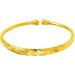 Zerodeko 2 Pcs Cuff Bangle Friend Bracelet Gifts Open Bangle Gold Women Bracelet Open Bracelets Golden Bangle Bracelet Open Gold Cuff Kids Bracelet Golden Bracelet Miss Personality Jewelry 5.8X0.6CMx2pcs As Shownx2pcs - Buy Online on GoSupps.com