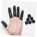 NOLITOY 100pcs Fingertip Gloves | Thumb Support Gel Caps & Mallet Covers - Black | Enhanced Comfort & Protection - Buy Online on GoSupps.com