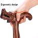 Crutches Wooden Ergonomic Design Long-Term Grip Not Tired Four-Legged Cane Brown Surprise Gift - Buy Online on GoSupps.com