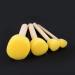 4Pcs Round Stencil Sponge Brushes for Art & Crafts - Wooden Handle Foam Paint Brush Set - Buy Online on GoSupps.com