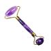 Natural Crystal Quartz Roller Slimming Face Massager Lifting Tool Facial Massager Jade Roller Face Anti Wrinkle Beauty Care (Color : Amethyst)