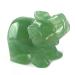 Ouubuuy Natural Green Aventurine Crystal Elephant Stone Gemstone Ornament Reiki Healing Crystal Gift 1.5 inch