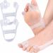Gel Bunion Pads Bunion Toe Separators Toe Corrector Toe Straighteners to Correct Bunions Relief Protector Guards for Thumb and Little Toe Fits Most for Day and Night Support