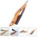 Minkissy Folding Travel Razor - Professional Cutthroat Shaving Razor with Rustproof Steel & Wood Handle - Buy Online on GoSupps.com