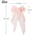 3-Piece Set Large Hair Bows Clips for Women & Girls - Bright Color Big Bow Barrettes with Long Tail French Barrettes - Buy Online on GoSupps.com