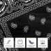 VERTEX&KAIBIN Black Paisley Barber Cape for Men - Professional Cool Design | Premium Barber Supply - Buy Online on GoSupps.com