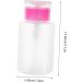 minkissy Pressure fluid dispenser bottle 150 Ml Manicure press pump bottle Pressure mechanism pink - Buy Online on GoSupps.com