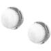 Cokaka Compatible Facial Brush Heads Replacements Cashmere Cleanser for Mia 1 2 3(Aria) SMART Profile Alpha Fit Plus Sonic Radiance (2-Pack) Cashmere 2-Pack
