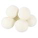 sourcing map 6 Pcs Wool Dryer Balls 1.6 Inches Wool Laundry Dryer Balls for Reducing Clothing Static and Wrinkles White 1.6" White