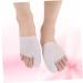 Gel Toe Separator - 1 Pair Toe Spacer for Ingrown Toenails & Big Toe Splint - White Eversion Support - Buy Online on GoSupps.com