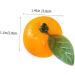 Alipis 50pcs orange cupboard desktop toys plastic teaching aids decorations Model Toy accessories mini Scene Photography Props decorate window False Orange Decor fake fruit - Buy Online on GoSupps.com