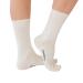 Remedywear Soft Moisturizing Eczema Socks for Adults Inflammation Relief with Tencel and Zinc (White Small) Small White