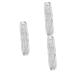 FOMIYES 3 Pcs Waterproof Liquid Eyeshadow Makeup Eye Shadow Cosmetics Supplies Accessories Metal Miss 1 count (Pack of 1) 02#x3pcs