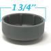 Deluxe TuffCaps Walker Glide Covers - Gray - 2 Pairs | Non-Slip Replacement Caps for Rubber Tips - Buy Online on GoSupps.com