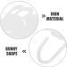 Uonlytech 2pcs Spray Paint Clothes Hangers Hooks Over The Door Rack Coat Hook Wrought Iron Door Hanging - Buy Online on GoSupps.com