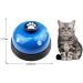 Slson Pet Training Bells - 2 Piece Set for Dogs & Cats - Potty Communication Door Bells with Large Button & Cat Pattern - White & Blue - Buy Online on GoSupps.com