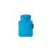 Hugo Frosch mini hot water bottle 0.2 l with velour cover water blue