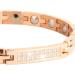 Haqi Magnetic Bracelet & Necklace Set - Rose Gold Stainless Steel Women s Jewelry Gift - Buy Online on GoSupps.com