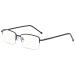 Lanomi varifocal glasses reading glasses Blue light filter metal Half frame progressive multifocal glasses women men rectangle uv400 protection reading help 1.0 1.5 2.5 3.5 4.0 black 2.0 dioptria