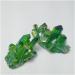 Natural Crystal Rough Small Size Crystal Stone Rare Beautiful Green Flame Aura Quartz Crystal Cluster yuebang - Buy Online on GoSupps.com