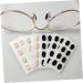 Marmerdo 20 Leaves Sponge Nose Pads for Glasses & Sunglasses - Comfortable Eva Cushion Sorted Colors 1x0.8x0.1cm - Buy Online on GoSupps.com