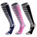 Ski Socks Women Men, 3 Pair Extra Thick Warm Snow Winter Skiing Socks Long Knee High Snow Snowboarding Skiing Socks