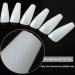 Long Coffin Board Fake Nails - Natural Color 504 Pieces Full Cover Acrylic Nails for DIY Ladies Nail Salon - Ballerina Shape, 10 Sizes - Buy Online on GoSupps.com