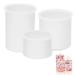 3 pieces of candles shape silicone they are small medium and large cylinder cylinder candlestick cast shape 3D epoxy resin shapes silicone candle holder for DIY aromatherapy candles production supplies