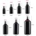 Tianzd 15ml Black Glass Bottles - 6 Pack with Silver Caps for Oils Perfumes & Aromatherapy - Empty Small Containers for Flasher & Massage - Buy Online on GoSupps.com
