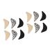 GLEAVI 6 Pairs Toe Plug Sponge Women's Head Pad High Heel