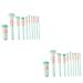 FRCOLOR 20 Pcs Women s Suits Ladies Suits Women Cosmetics Women Makeup Concealer Brush Foundation Brush Makeup Brush Kit Miss Makeup Brush Sets Bamboo mediumx2pcs Greenx2pcs