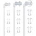 JIAHAO 3 x Universal Sound Tube + 9 x Ear Plugs/eartips/Domes for BTE Hearing Aids+1x Battery Changing Metal Loop - Buy Online on GoSupps.com