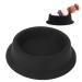 Durable Silicone Shaving Bowl & Soap Peel for Easy Foam Frothing - Perfect for Home Hairdressing & Salon Use (Black) - Buy Online on GoSupps.com