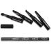1PC 4 In 1 Premium Detachable Brush Multi-Sections Cosmetic Makeup Brush Lip Brush Eyeshadow Brush Eyebrow Brush Portable Travel Makeup Brush Kit(Black) - Buy Online on GoSupps.com
