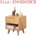 Nightstand Solid Wood Storage Small Bedroom Locker Nightstand Table with Drawers Furniture for Bedroom Living Room Office (Color : A) Dignified - Buy Online on GoSupps.com