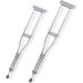 Crutches for Adults Underarm Underarm Crutches for Adjustable Tall Adult Walking Crutches Lightweight Stainless Steel Underarm Crutches with Height Adjustable Retractable Anti- S Lucky Star