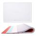 PETKIT Dog Cat Placemat Mat, Silicone Waterproof Pet Food Mat, Non-Skid Spill Proof Pet Feeding Mat for Food and Water, Easy to Clean Dog Food Mat, 18.1 inches x 13.4 inches White